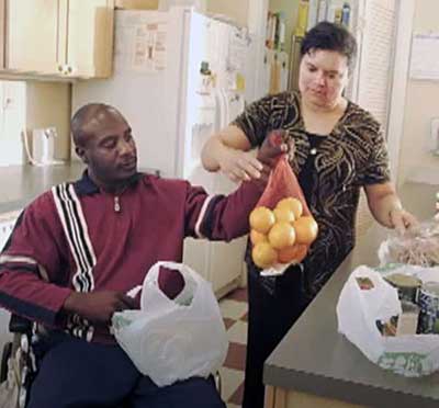 groceries delivery for disabled man