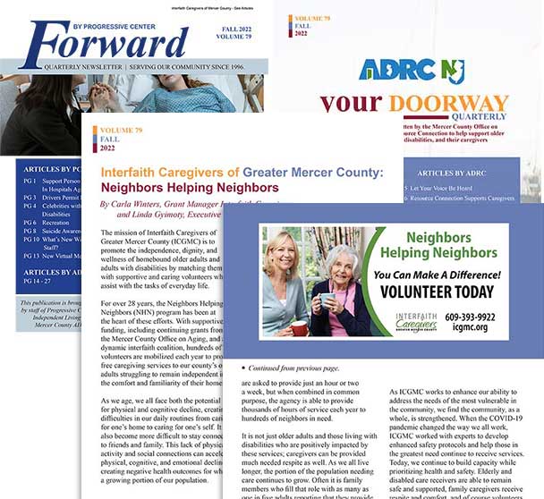 ICGMC articles in FORWARD Newsletter