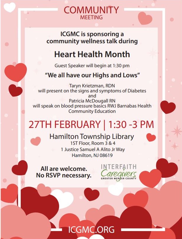Community talk on the heart health