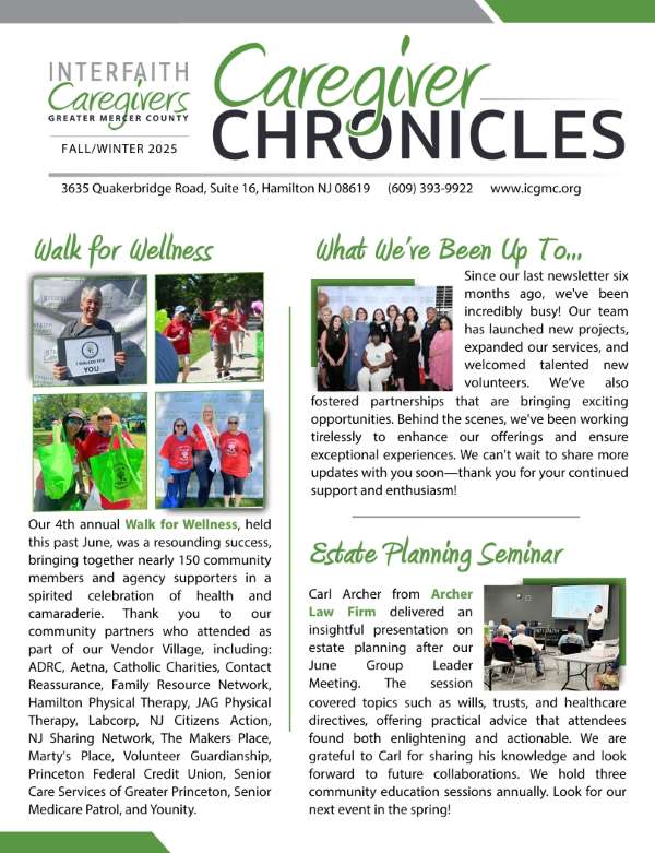 2025 Fall Newsletter cover image