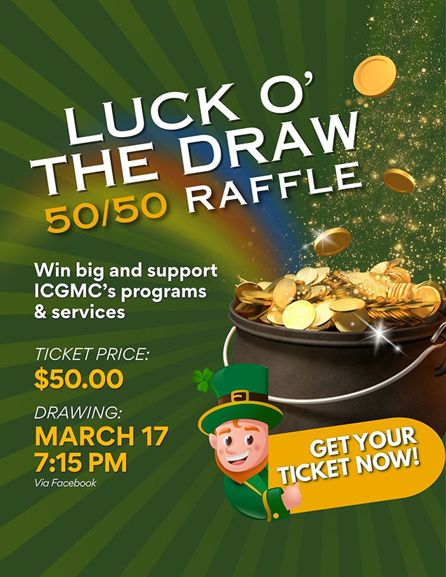 2026 Luck o The Draw Raffle flyer