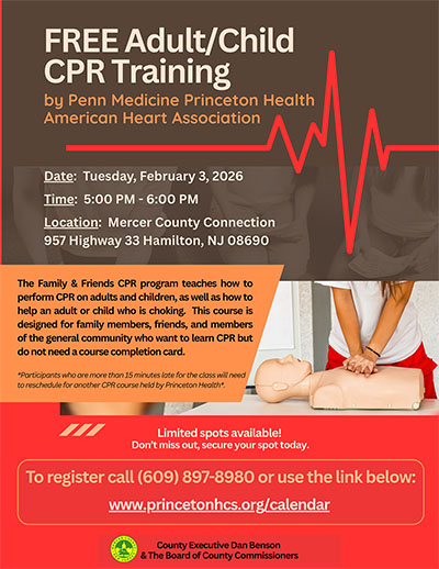 Free Adult Child CPR Training-February 2026-flyer
