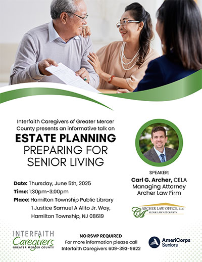 June 2025 Estate Planning Talk flyer