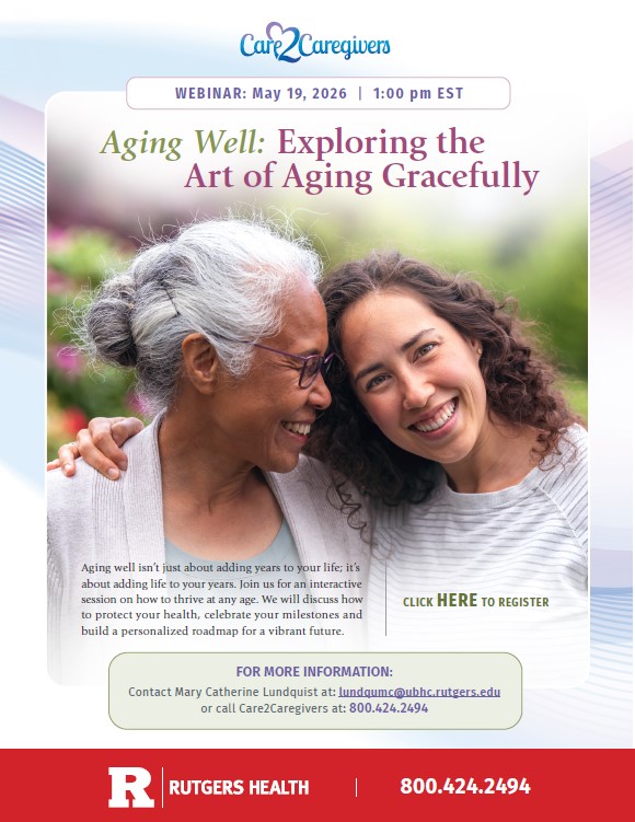 Art of aging gracefully-webinar flyer