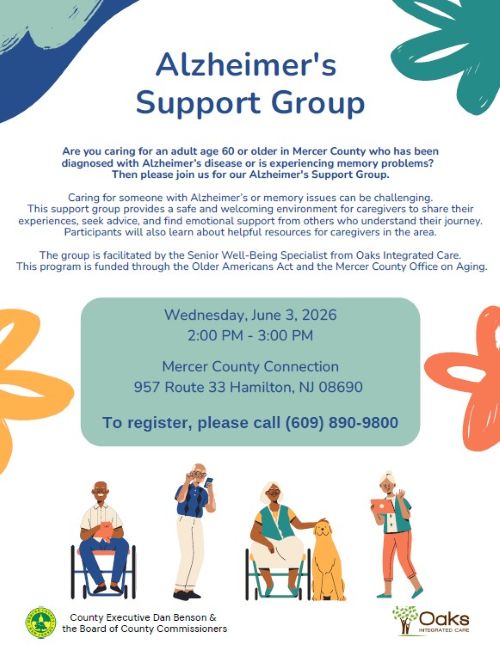 Alzheimer's Support Group June flyer