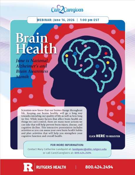 Brain Health Webinar 6-16-2026