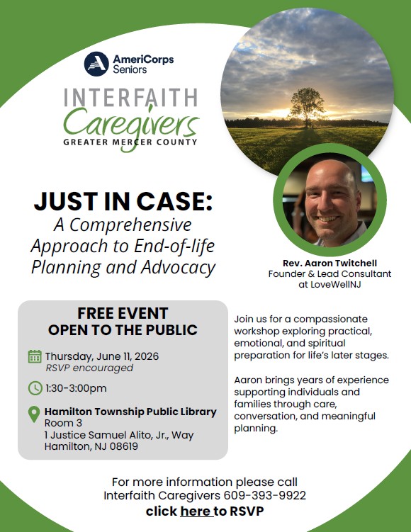 End-of-Life Planning Workshop flyer