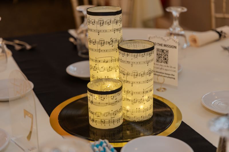 2026 ICGMC Gala table centerpiece