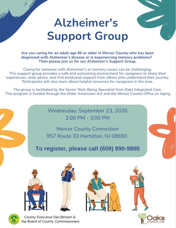 Alzheimers Support Group Sep 2026 flyer