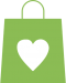 shopping bag with heart